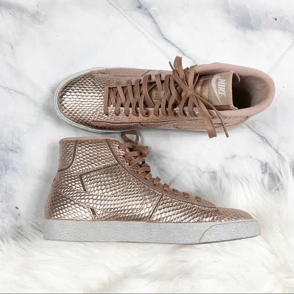 nike blazer rose gold